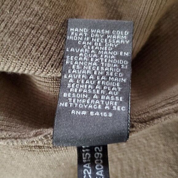 Vince Camuto Blouson Sweater Dress M Cable Knit Tan Brown Mini Sleeveless - Picture 5 of 6